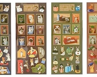 Pottering Cat Stamps (STK-153)