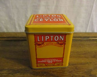 Lipton tea tin | Etsy