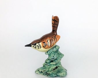 ON SALE Vintage Stangl Bird Sparrow Statue Figurine Ceramic // Bird Collection