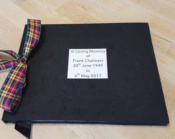 Personalized Condolence Book