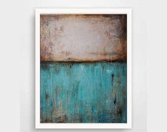large wall art ,teal, turquoise Abstract Painting Original Fine Art Acrylic painting,modean painting