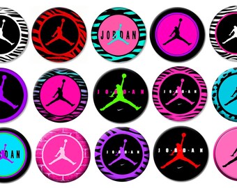 2-1/4" - MICHAEL JORDAN- Lot of 15 Buttons - Pin Back Button Badge
