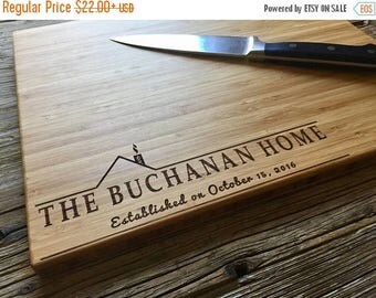 ON SALE Personalized Cutting Board Engraved Cutting Board, Personalized Wedding Gift, Wedding Gift, Housewarming Gift, Anniversary Gift