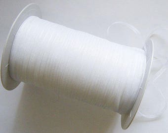 20 Mtrs Organza Ribbon - White - 3mm Width