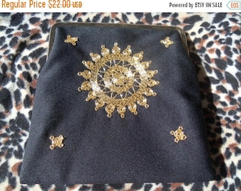 Now On Sale Stunning Vintage Little Black Purse Mad Men Mod Hollywood Boho Collectible Clutch Handbag Bag Martini Mermaid