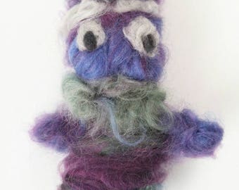 Needle Felted Doll, Old man, felted toy