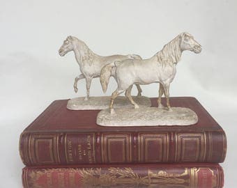 French horses sculpture 1800s Pierre Jules Mêne original plasters.