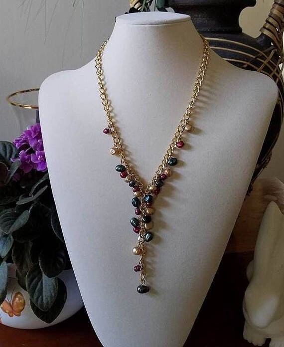 Freshwater Pearl Necklace Pearl Jewelry Beaded Necklace