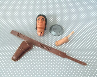 1973 Lone Ranger Tonto - Gabriel Toys Parts Lot
