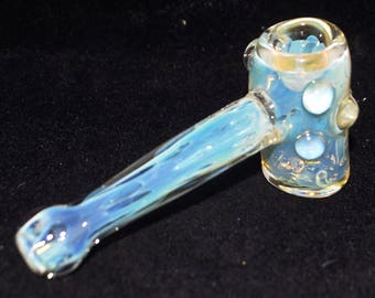 Color Changing Silver Glass Hammer Pipe
