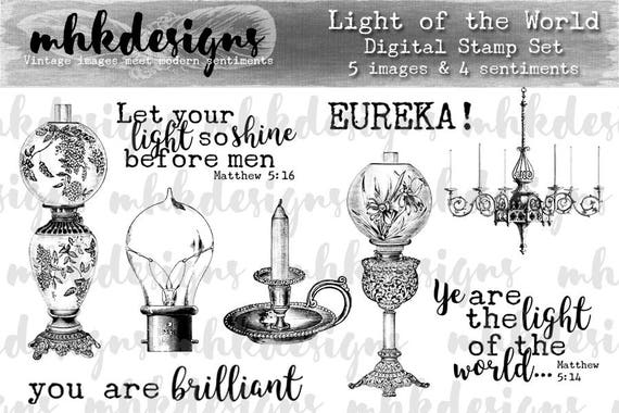 Light of the World Digital Stamp Set