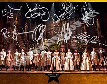 Hamilton Musical - Lin Manuel Miranda - Broadway - Signed Photo