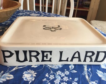 English Ironstone White Pure Lard Slab Joanne Hudson Emma Bridgewater Black Toast Slab