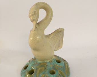Fulper Swan Flower Frog
