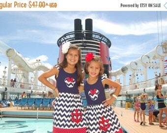 ON SALE Disney Cruise Skirt and Tank top - Size 2T - Youth 12