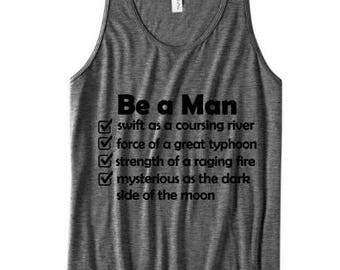 mulan be a man shirt