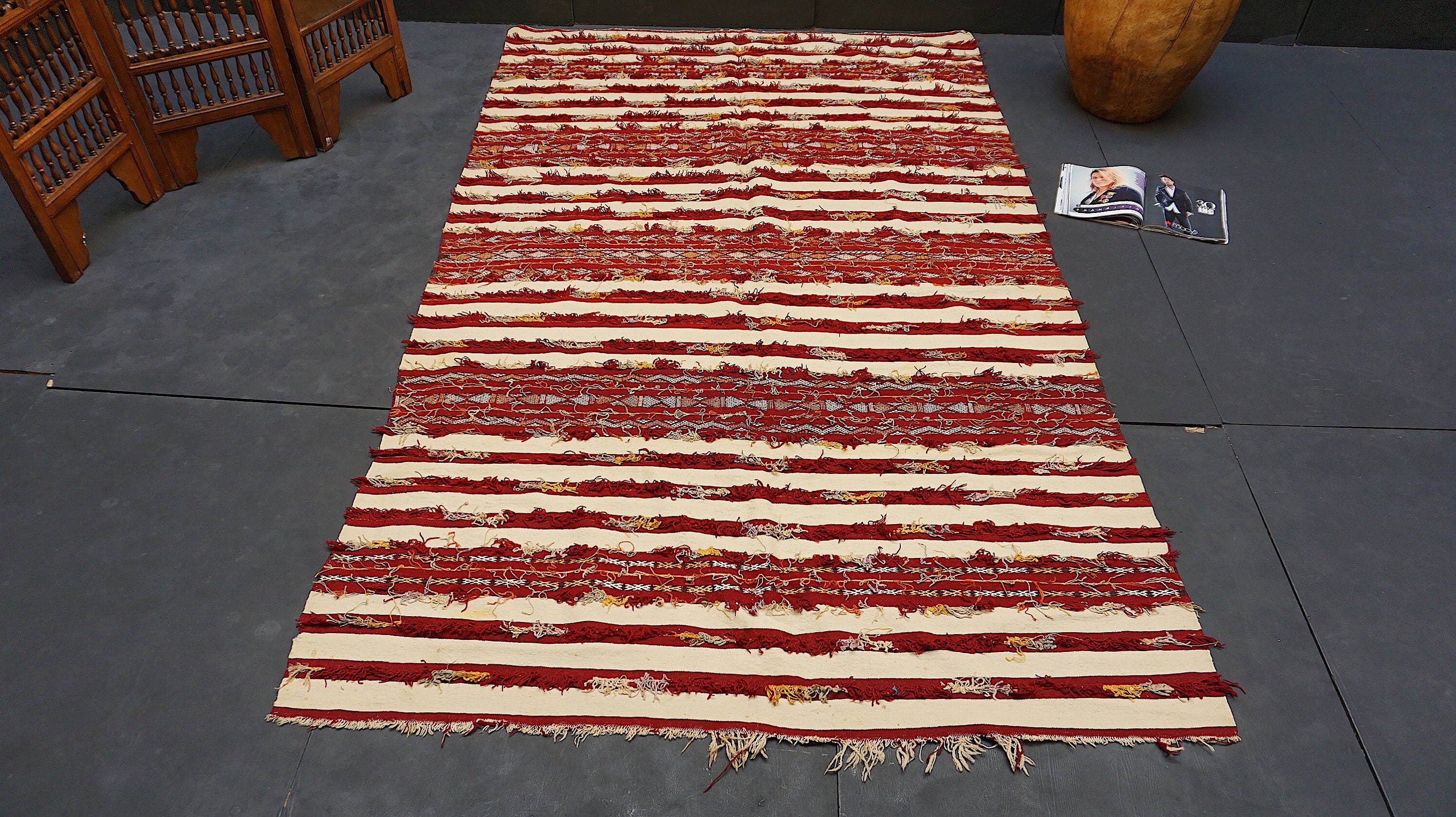 Moroccan Handira 5x9 Berber Wedding Blanket Silk And Moroccan Handira 5x9 Berber Wedding Blanket Silk And Wool Azilal Rug Beni