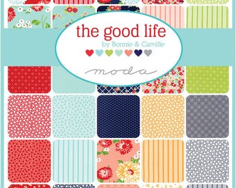 BONNIE & CAMILLE The Good Life Jelly Roll 40 - 2.5" x 44" Fabric Strips For Moda