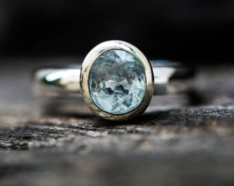 Light Blue Tourmaline Ring 8 - Light Blue Tourmaline Ring - Light Blue Tourmaline Ring 8 - Light Blue Tourmaline Ring 8 - Blue Tourmaline