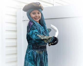 Disney Descendants 2 Uma Hair Wig -Halloween Disney Descendants Villain Uma Hair - Kids Halloween Costume - Toddler Baby