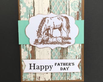 Scrapbook Card, Father's Day Card, Card for Him, Handmade cards, Handmade scrapbook card