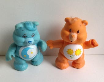 Vintage Kenner CARE BEARS Poseable Figures Original 1980s