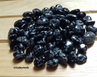 50cm wire Freeform Nuggets snowflake Obsidian