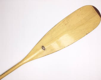 Wooden Canoe Paddle 12 degree Double Bend S-Blade P.G.S.