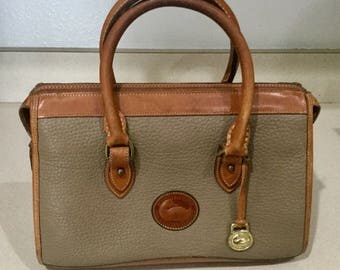 Dooney and Bourke Satchel All Weather Leather with British Tan