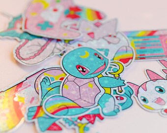 Sailor Moon X Pokemon Themed Sticker Pack