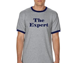 The Expert T-Shirt - Barron Trump Ringer Shirt