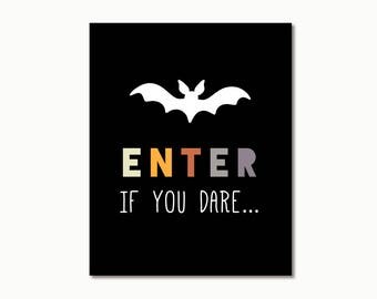 Enter if you dare | Etsy