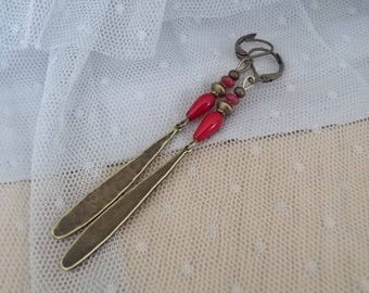 RESERVED - L64-ears "Long of Oléron" pendants