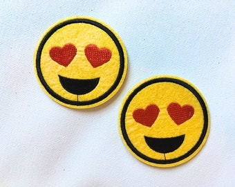 Heart Eyes Emoji Pasties / Nipple Cover / Laughing with Tears for Rave / Music Festival