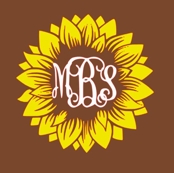 Download Sunflower Monogram