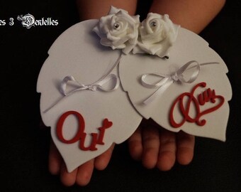 Ring bearer wedding double sheet * 3 laces