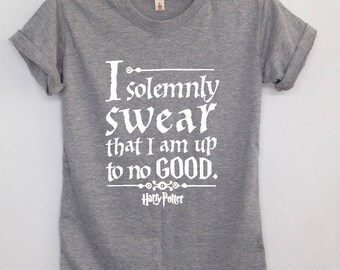 I solemnly Swear that are up Tshirt Harry potter shirt unisex tshirt