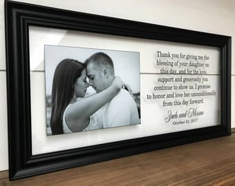 Wedding Gift Parents, Parents of the Bride Gift, Wedding Frame Parents Picture Frame Wedding Gifts for Parents Mother of the Bride Gift
