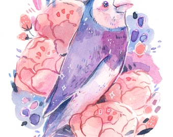 Purple Finch -- Art Print