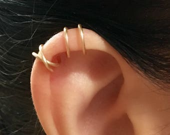 Set of two Fake ear cuffs