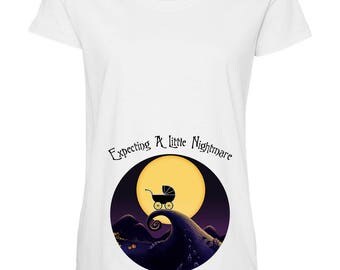 Nightmare Before Christmas Maternity shirt / Disney Maternity shirt / Halloween Maternity shirt / Maternity