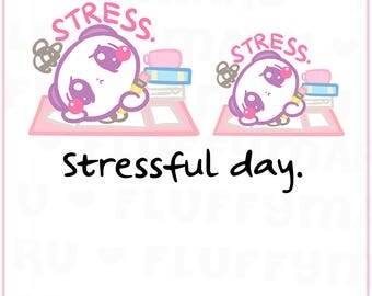 Stressed Panda Mimi || Planner Stickers, Cute Stickers for Erin Condren (ECLP), Filofax, Kikki K, Etc. || MTP33