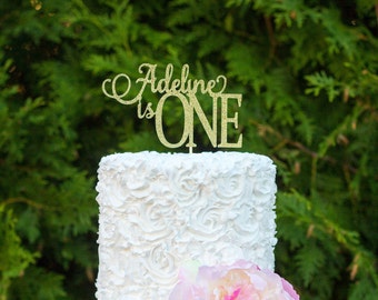 Personalized Birthday Cake Topper, Birthday Cake Topper, Age Cake Topper, 1st Birthday Cake Topper, Cake Smash, Custom Birthday Topper