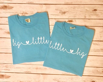 Big Little Shirts/Big Little Comfort Color Shirts/Big Little Reveal/Sorority Shirts/Big Little Sorority Shirts/Big Little Gifts/Pledge Gifts