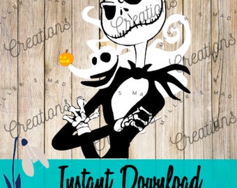 Jack Skellington Nightmare Before Christmas SVG, Halloween, Halloween Town, Jack and Sally, Jack Skeleton, Nightmare Before Xmas