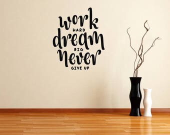 Wall decal quote | Etsy