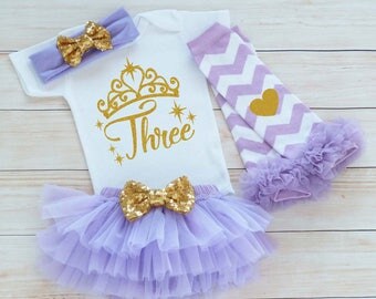 Third Birthday Outfit Girl, 3rd Birthday Girl Shirt, 3rd Birthday Outfit, Tutu Outfit, Birthday Gift, Third Birthday Girl, 3rd Birthday Girl