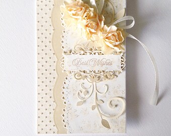 Luxury cards, best wishes cards, cards, card, keepsake card, personalised card, dimensional card, wedding card, handmade card, greeting card