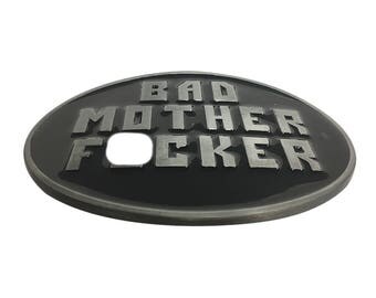 Bad Mother F*cker Belt Buckle Movie Costume Accessory Prop Gift Metal Jules Winnfield Winfield High Quality