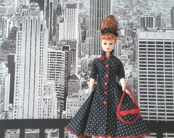 Barbie clothes, Fashion doll clothes, Barbie outfit, Vintage Barbie clothes, doll clothes, Retro Barbie clothes, Doll clothes, Barbie Dress